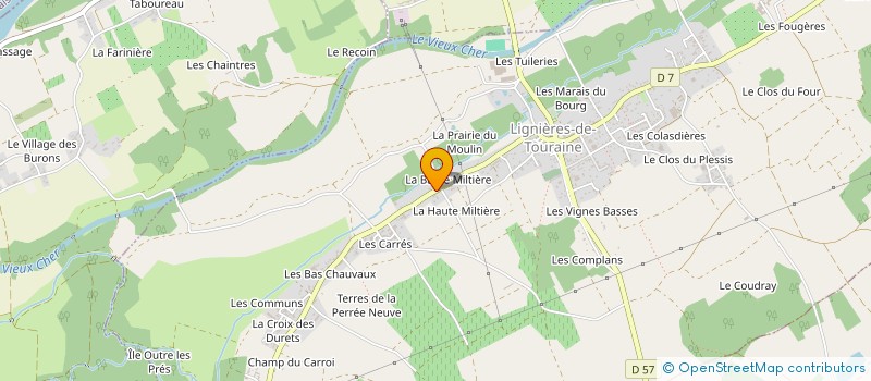 localisation de l'entreprise MONSIEUR JEAN-LUC FOURRIER à LIGNIERES-DE-TOURAINE
