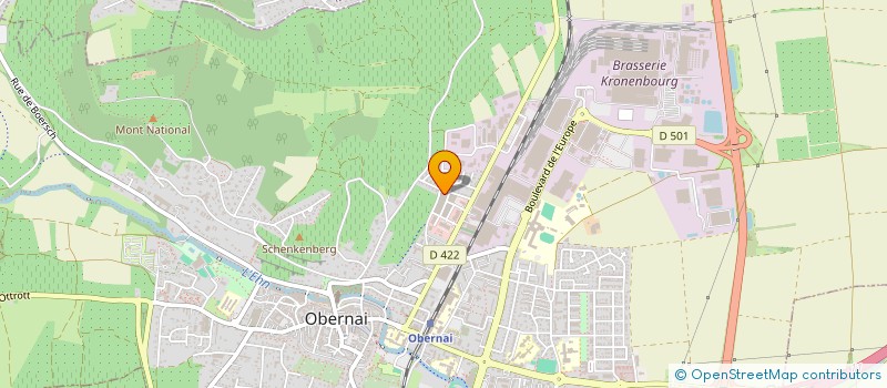 localisation de l'entreprise MONSIEUR JEAN-LUC FRITSCH  OBERNAI