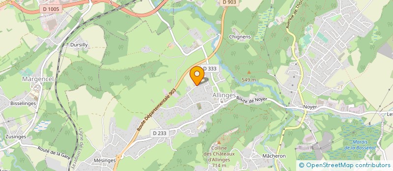 localisation de l'entreprise MONSIEUR JEAN-LUC GABRIELI  DRAILLANT