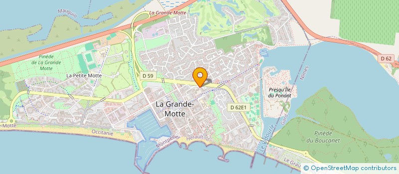 localisation de l'entreprise MONSIEUR JEAN-LUC GAMONDES à LA GRANDE-MOTTE
