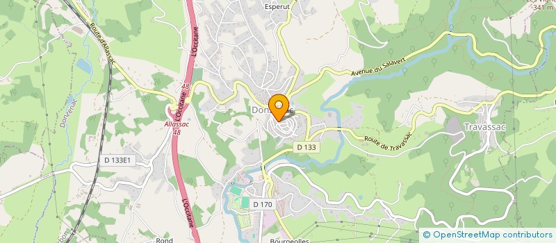 localisation de l'entreprise MONSIEUR JEAN-LUC GARCIA  DONZENAC