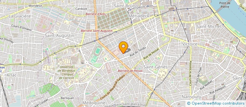 localisation de l'entreprise MONSIEUR JEAN-LUC GARCIA  BORDEAUX