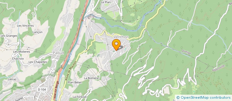 localisation de l'entreprise MONSIEUR JEAN-LUC GARIN à ALBERTVILLE