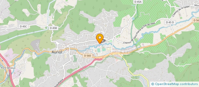 localisation de l'entreprise MONSIEUR JEAN-LUC GARNIER  AURIOL