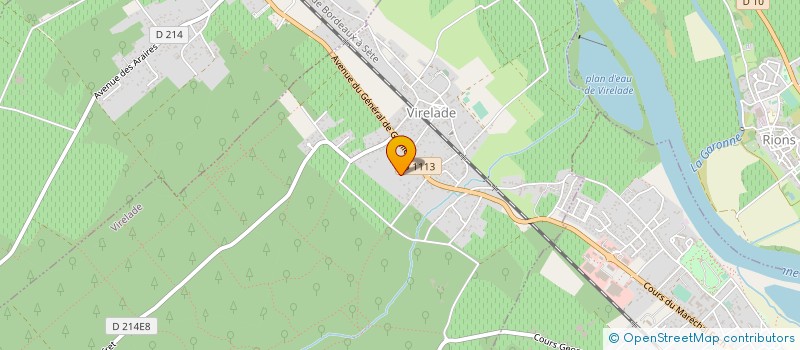 localisation de l'entreprise MONSIEUR JEAN-LUC GAROT  VIRELADE