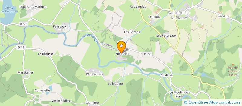 localisation de l'entreprise MONSIEUR JEAN-LUC GAUMARD à LE GRAND-BOURG