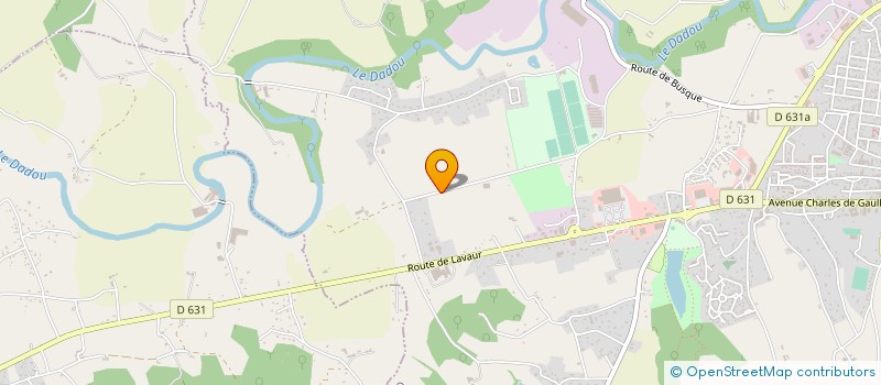 localisation de l'entreprise MONSIEUR JEAN-LUC GAVALDA  GRAULHET