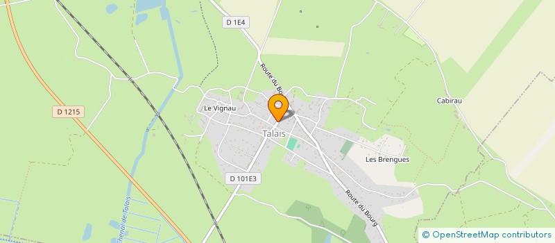 localisation de l'entreprise MONSIEUR JEAN-LUC GAVILLON  TALAIS