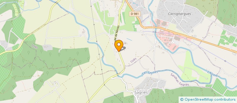 localisation de l'entreprise MONSIEUR JEAN-LUC GELLY  UZES