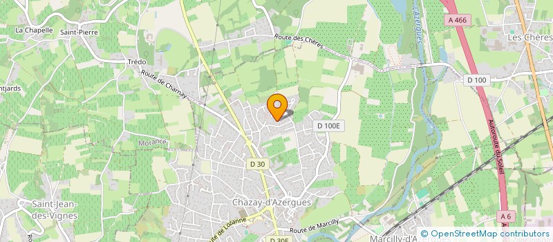 localisation de l'entreprise MONSIEUR JEAN-LUC GENTELET  CHAZAY-D'AZERGUES