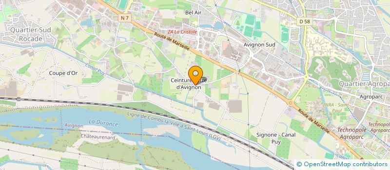 localisation de l'entreprise MONSIEUR JEAN-LUC GEOFFROY  AVIGNON