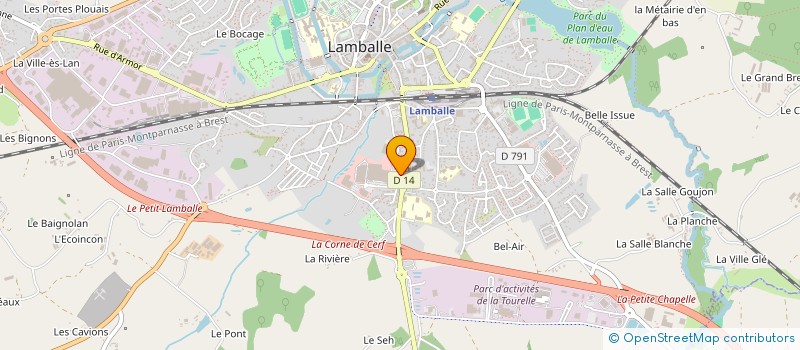localisation de l'entreprise MONSIEUR JEAN-LUC GEORGELIN à LAMBALLE-ARMOR