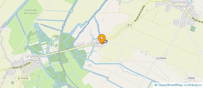 localisation de l'entreprise MONSIEUR JEAN-LUC GERMAIN  SAINT-HILAIRE-LA-PALUD