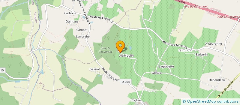 localisation de l'entreprise MONSIEUR JEAN-LUC GEROMETTA  COCUMONT