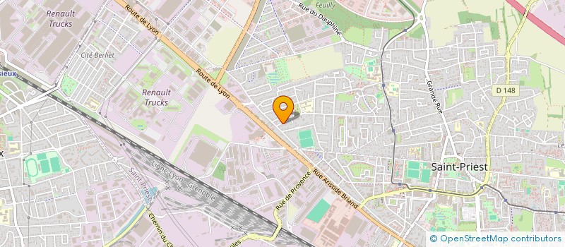 localisation de l'entreprise MONSIEUR JEAN LUC GERVAIS  SAINT-PRIEST