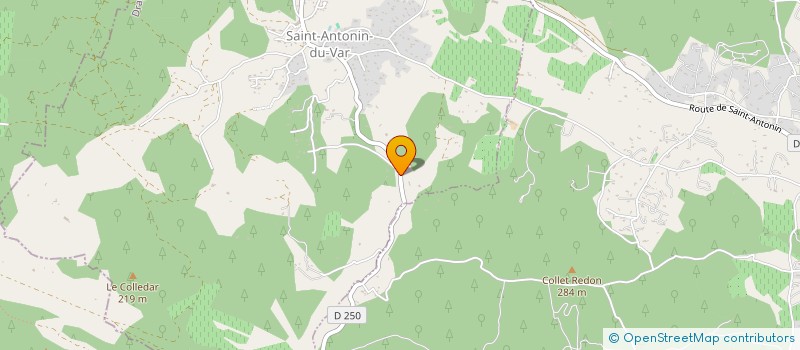 localisation de l'entreprise MONSIEUR JEAN-LUC GIL  SAINT-ANTONIN-DU-VAR