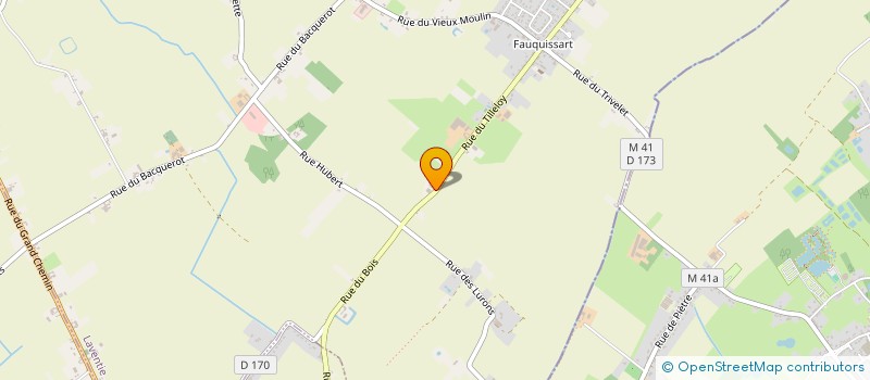 localisation de l'entreprise MONSIEUR JEAN-LUC GILLON  LAVENTIE