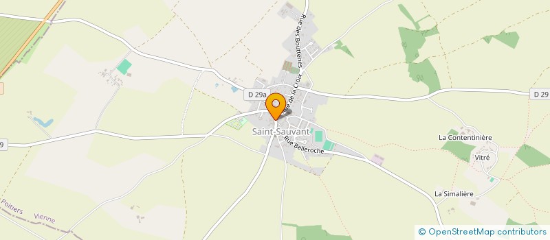 localisation de l'entreprise MONSIEUR JEAN-LUC GIRARD  SAINT-SAUVANT