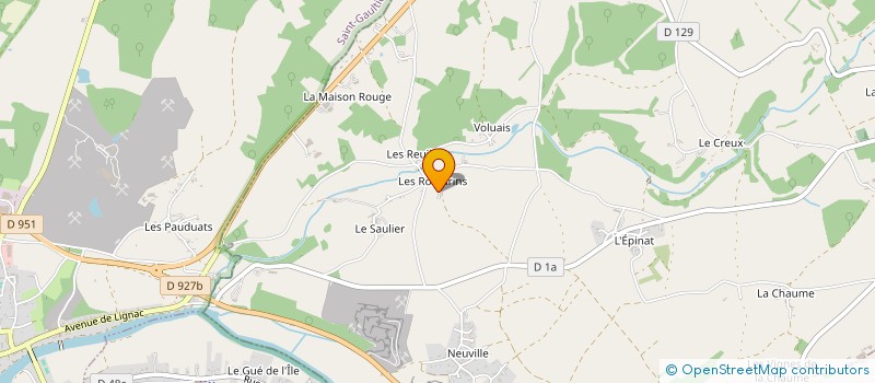 localisation de l'entreprise MONSIEUR JEAN-LUC GIRAUD à CHASSENEUIL
