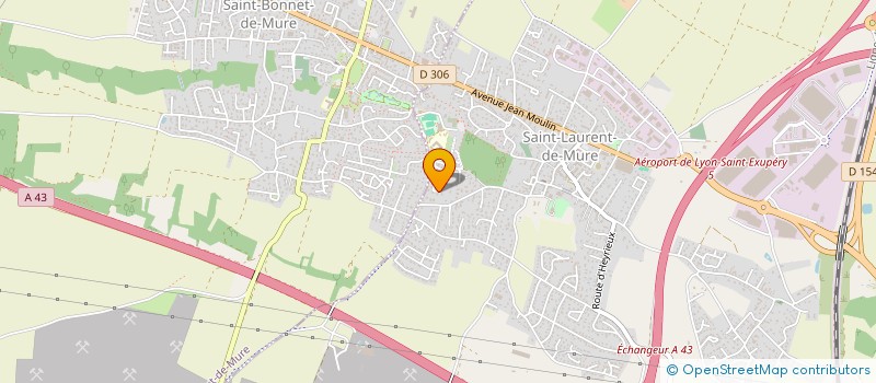 localisation de l'entreprise MONSIEUR JEAN-LUC GIROUD à SAINT-LAURENT-DE-MURE