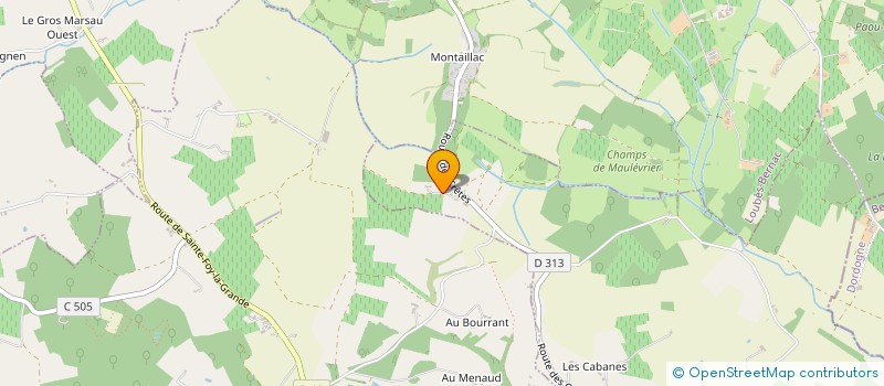 localisation de l'entreprise MONSIEUR JEAN LUC GOSSET  SOUMENSAC