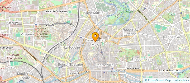 localisation de l'entreprise MONSIEUR JEAN-LUC GOUJON  RENNES