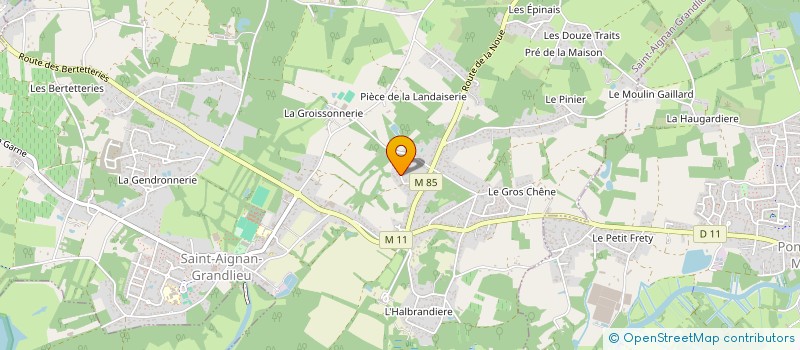 localisation de l'entreprise MONSIEUR JEAN-LUC GOUJON  SAINT-AIGNAN-GRANDLIEU