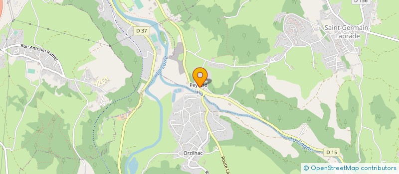 localisation de l'entreprise MONSIEUR JEAN LUC GOULAS  SAINT-GERMAIN-LAPRADE