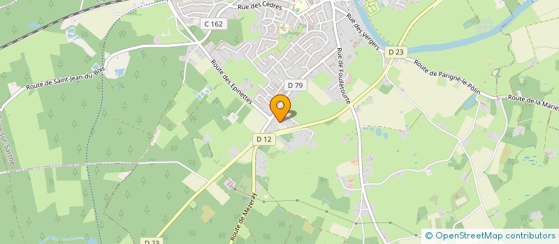 localisation de l'entreprise MONSIEUR JEAN-LUC GOULETTE  LA SUZE-SUR-SARTHE