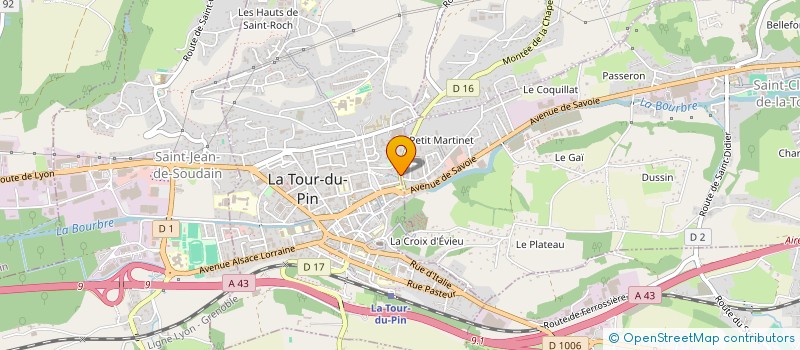 localisation de l'entreprise MONSIEUR JEAN-LUC GOURJUX à LA TOUR-DU-PIN