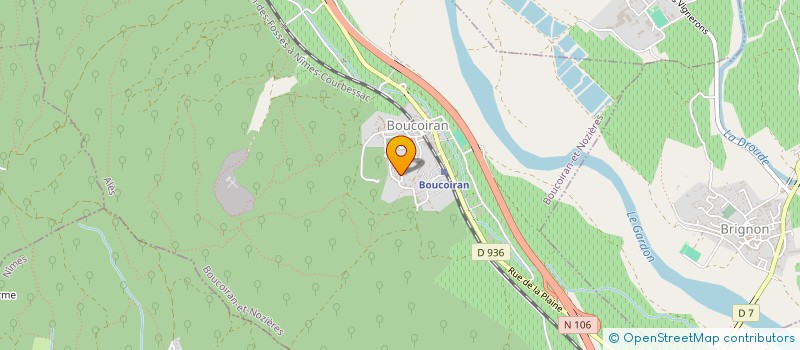 localisation de l'entreprise MONSIEUR JEAN-LUC GRASSET  BOUCOIRAN-ET-NOZIERES