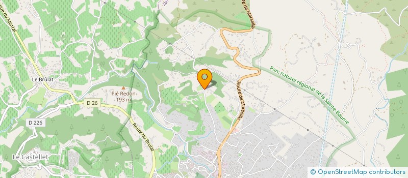 localisation de l'entreprise MONSIEUR JEAN-LUC GRAZIANO  LE BEAUSSET