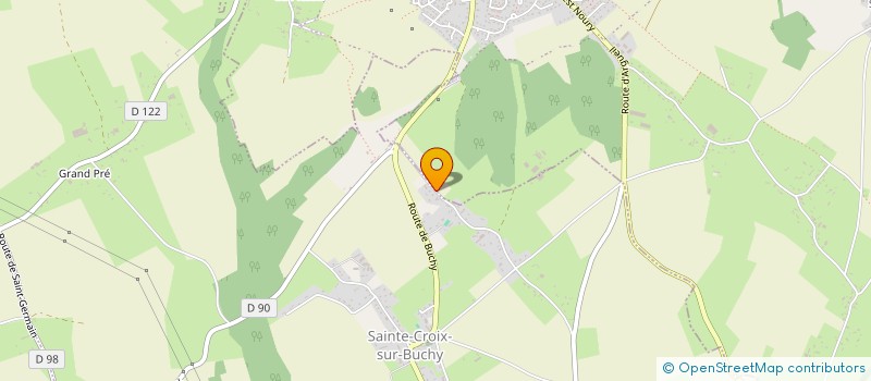 localisation de l'entreprise MONSIEUR JEAN-LUC GREAUME  SAINTE-CROIX-SUR-BUCHY