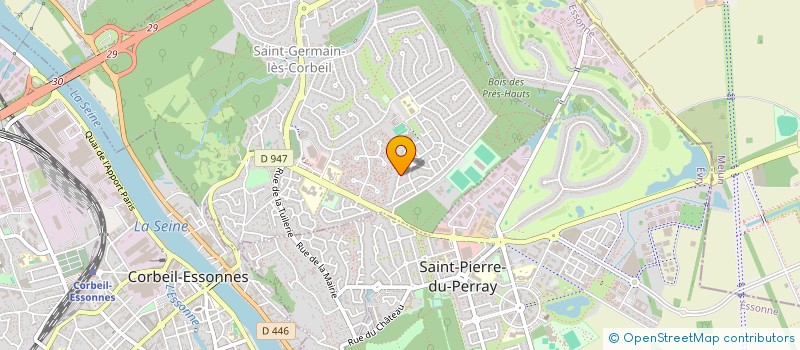 localisation de l'entreprise MONSIEUR JEAN-LUC GREGORI  SAINT-GERMAIN-LES-CORBEIL