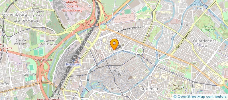 localisation de l'entreprise MONSIEUR JEAN-LUC GRENIER à STRASBOURG