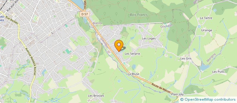 localisation de l'entreprise MONSIEUR JEAN-LUC GRESPAN  GOURDON