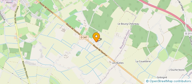 localisation de l'entreprise MONSIEUR JEAN-LUC GRIPPON  BEAUFORT-EN-ANJOU