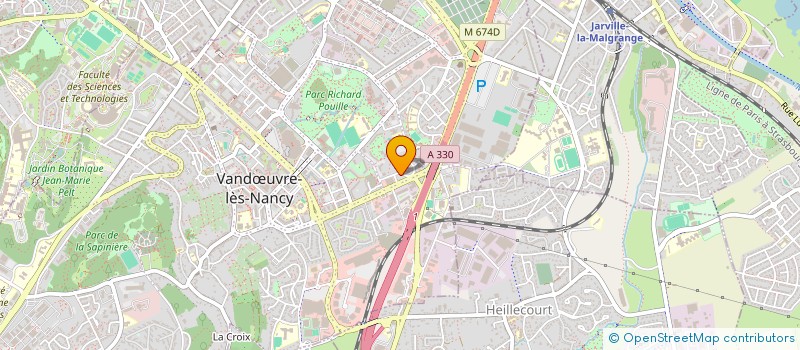 localisation de l'entreprise MONSIEUR JEAN-LUC GROB  VANDUVRE-LES-NANCY