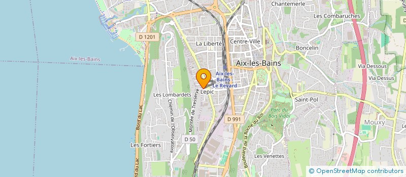 localisation de l'entreprise MONSIEUR JEAN-LUC GROSJEAN à AIX-LES-BAINS