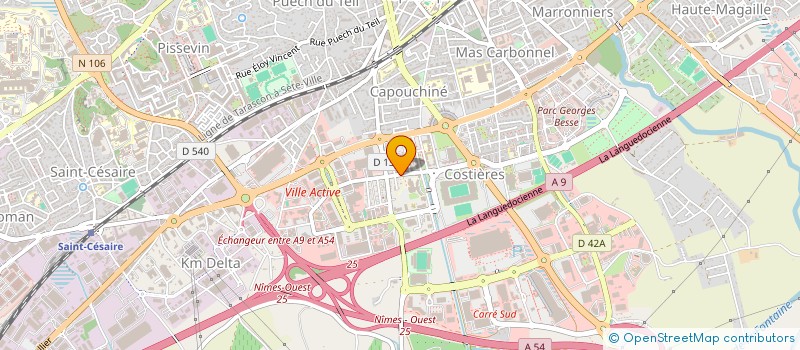 localisation de l'entreprise MONSIEUR JEAN-LUC GUDEWIEZ  NIMES