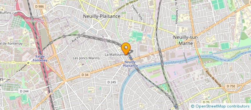 localisation de l'entreprise MONSIEUR JEAN LUC GUENEAU à NEUILLY-PLAISANCE