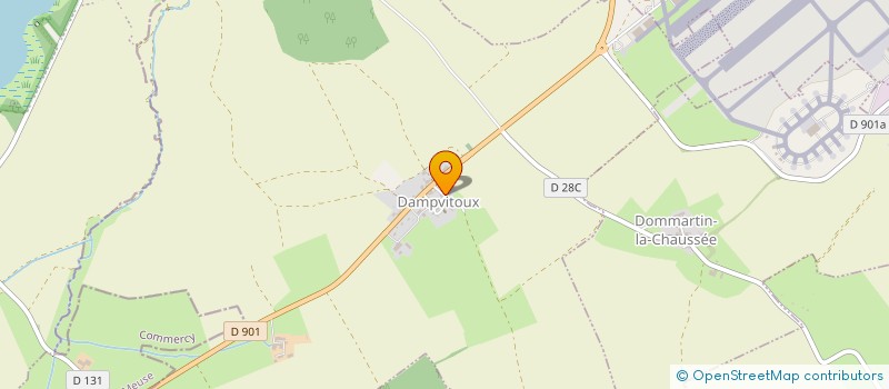 localisation de l'entreprise MONSIEUR JEAN LUC GUERARD  DAMPVITOUX