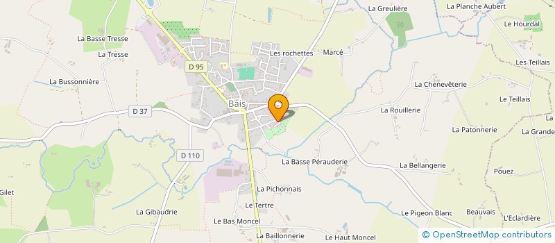 localisation de l'entreprise MONSIEUR JEAN-LUC GUERIN  MORANNES SUR SARTHE-DAUMERAY