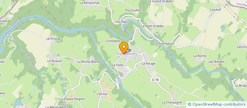 localisation de l'entreprise MONSIEUR JEAN-LUC GUILLEBAUD  FRESSELINES