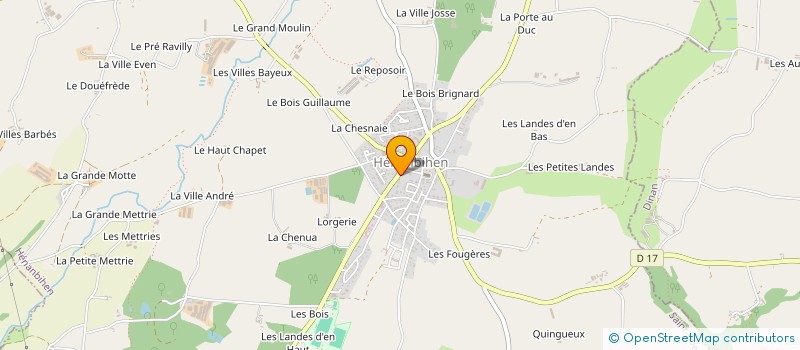 localisation de l'entreprise MONSIEUR JEAN LUC GUILLOIS  HENANBIHEN