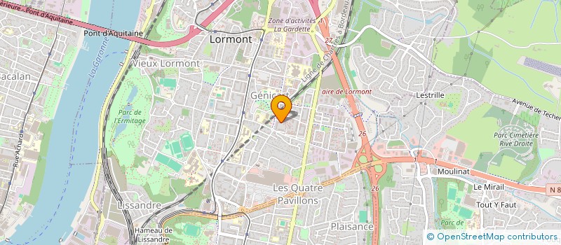 localisation de l'entreprise MONSIEUR JEAN-LUC GUILLON  GAILLAN-EN-MEDOC