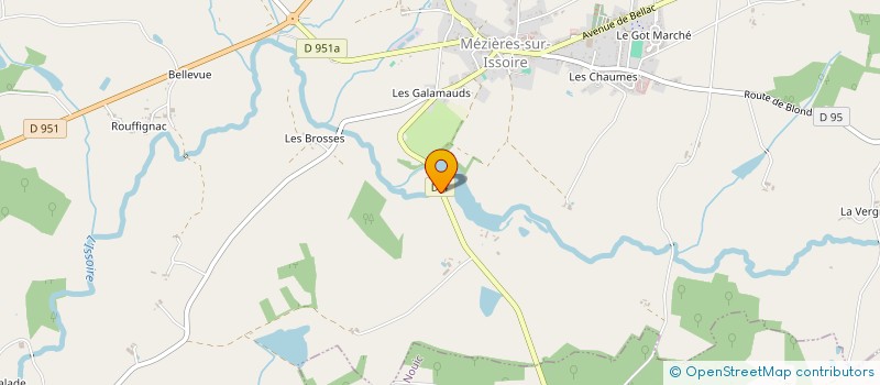 localisation de l'entreprise MONSIEUR JEAN LUC GUIMBRETIERE  VAL D'ISSOIRE