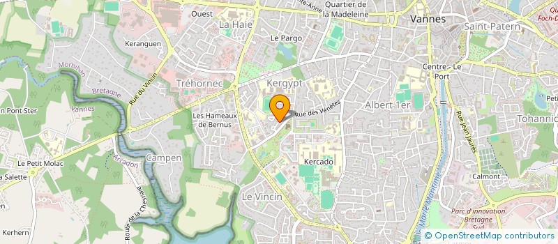localisation de l'entreprise MONSIEUR JEAN-LUC GUITTON à VANNES