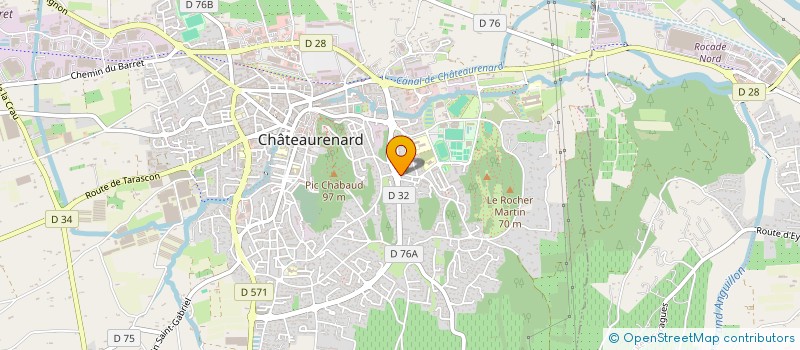 localisation de l'entreprise MONSIEUR JEAN LUC HAMADACHE  CHATEAURENARD