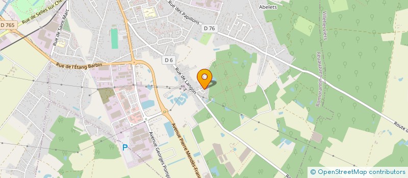 localisation de l'entreprise MONSIEUR JEAN-LUC HANQUIER  ROMORANTIN-LANTHENAY